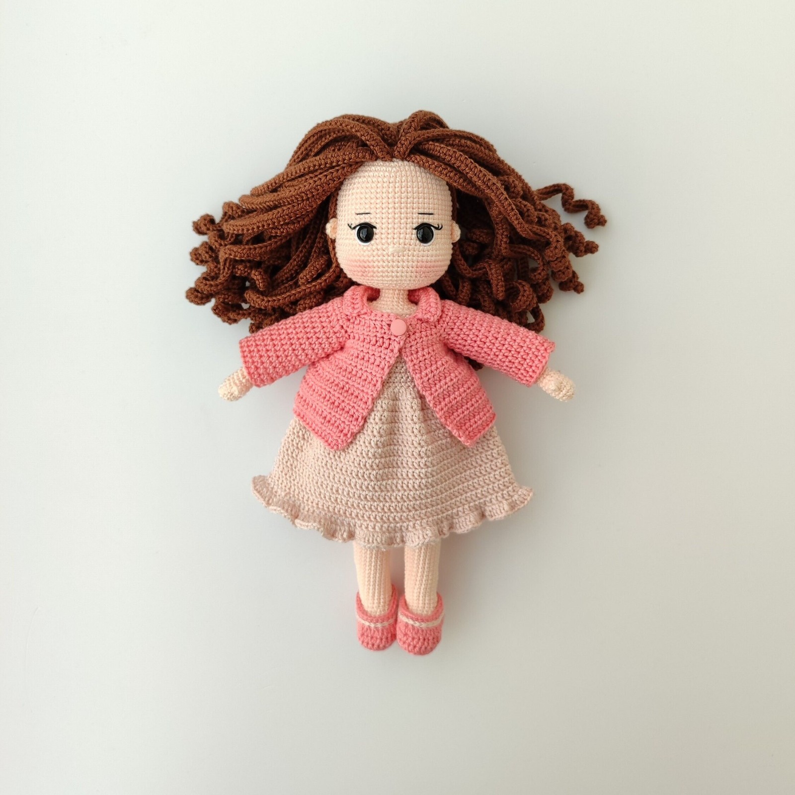 10 Inch Doll Clothes, Elina Crochet Doll Outfit, Handmade Do