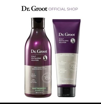 Dr. Groot Scalp Revitalizing Shampoo & Conditioner Set Biotin Rosemary