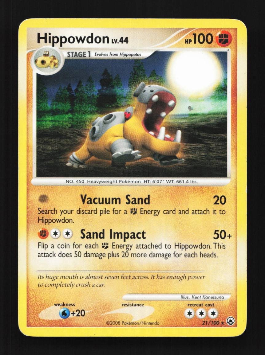 Hippowdon 21/100 Majestic Dawn English Pokemon Card TCG