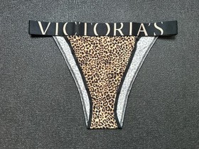 5 Pack Victoria&rsquo;s Secret sz M Exploded Logo Cotton Brief Panty Bundle Lot Set