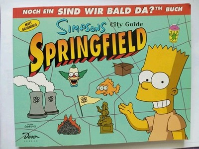 Buch '' Simpsons City Guide Springfield '' ..noch ein sind wir  bald da?