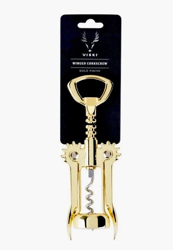 Viski Winged Corkscrew Wine Bottle Opener, Gold Plated Finish, Non-stick Coat... - Picture 13 of 13