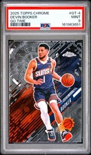 2025 TOPPS CHROME GO TIME #GT-4 DEVIN BOOKER PSA 9