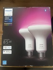 Philips Hue White Color 85W 1200-Lumens E26 LED 2-Pack Bulbs 578096