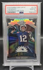2019 Contenders Optic TOM BRADY Supernova Case Hit SSP Patriots PSA 10 Pop 8