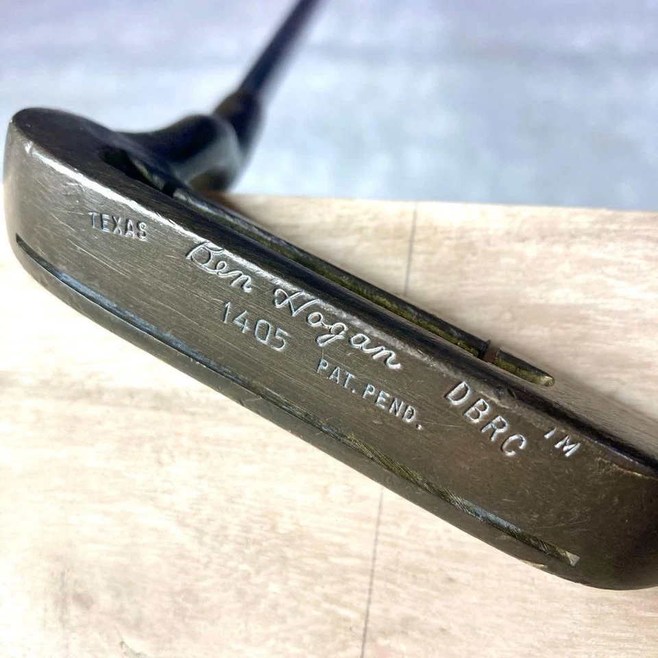 Ben Hogan Texas Putter Used Golf Club Shaft Steel Flex Steel Head - Image 2 of 4