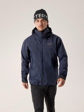 NEW Mens Arc'teryx Beta AR Gore-Tex Waterproof Hooded Jacket Sapphire Size Large