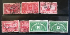 12-17, RNV379 ***  LOT 6865,  BACK  OF  BOOK  PARCEL POST STAMPS, CV $44.60