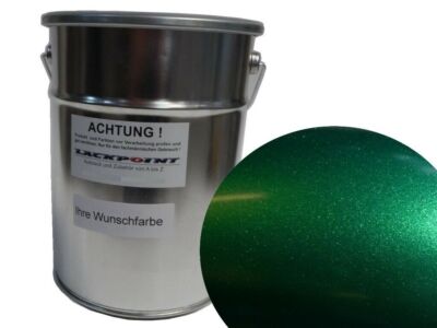 1 Liter Spritzfertig Wasserbasislack Candy Grün Metallic Autolack Lackpoint