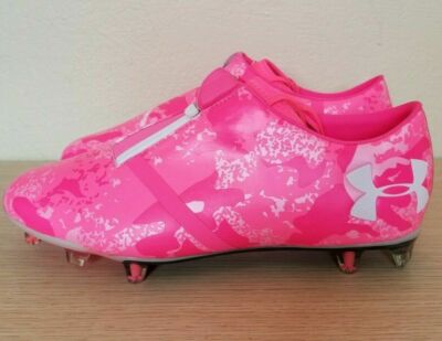 Under Armour UA Spotlight Pro Zip Cleats FG BCA Pink Craze