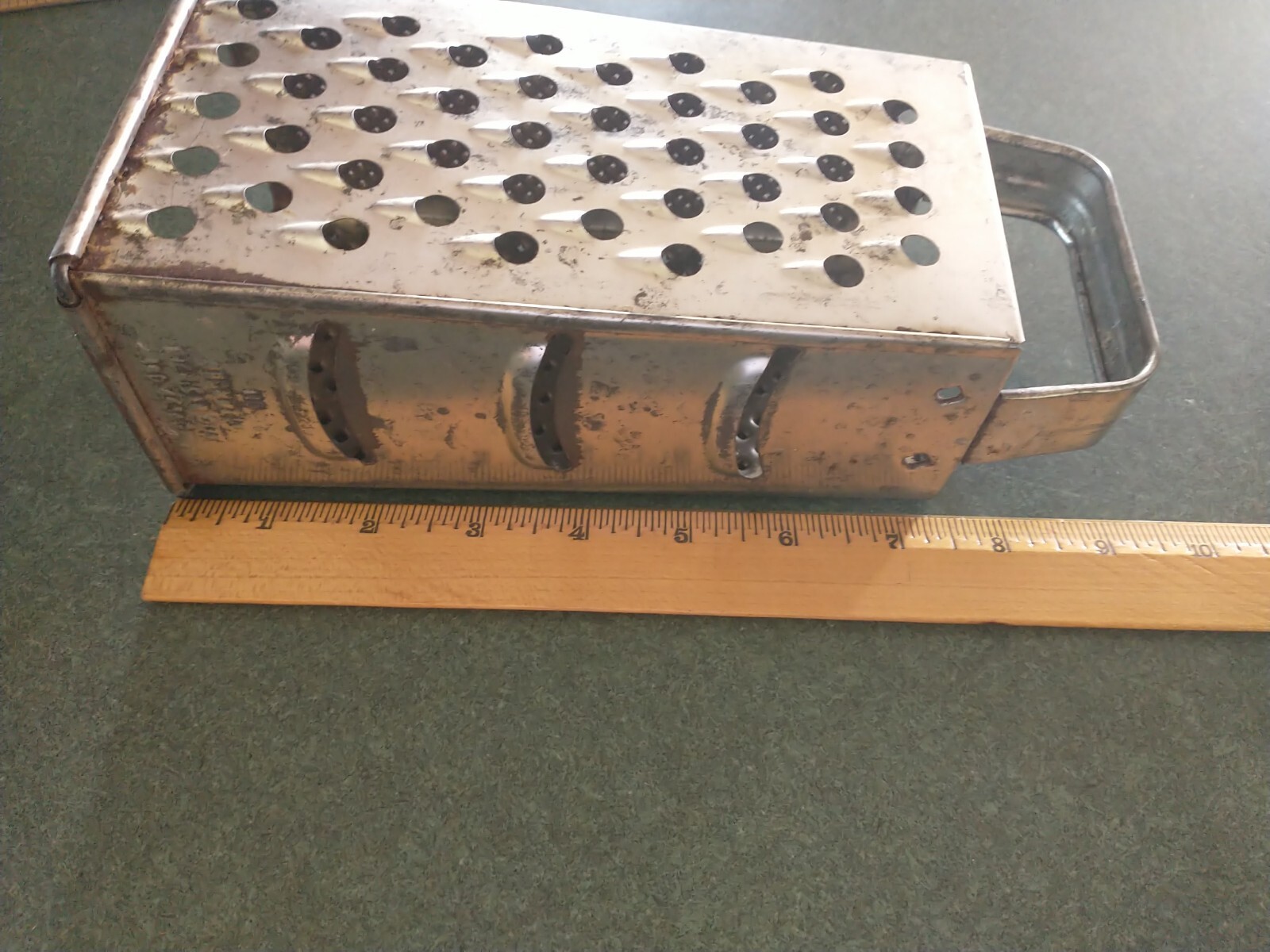 Vintage Rustic Grater Bromwell 119 Michigan City USA 4 Sided Metal Cheese Grater eBay