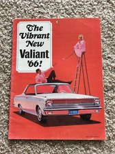 1966   chrysler  of canada   Valiant  dealership sales catalogue