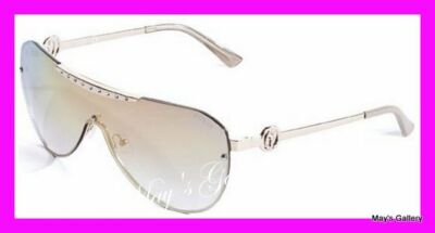 Guess  Sun Glasses Shield Glass SunGlasses  Eyewear Rose Gold GF6094 NIB Case 