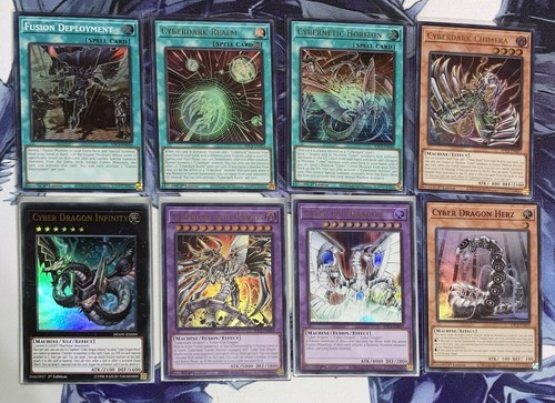 yugioh cyber dragon cyber dark custom deck. New Unplayed  And Sleeved✅ - Picture 1 of 11