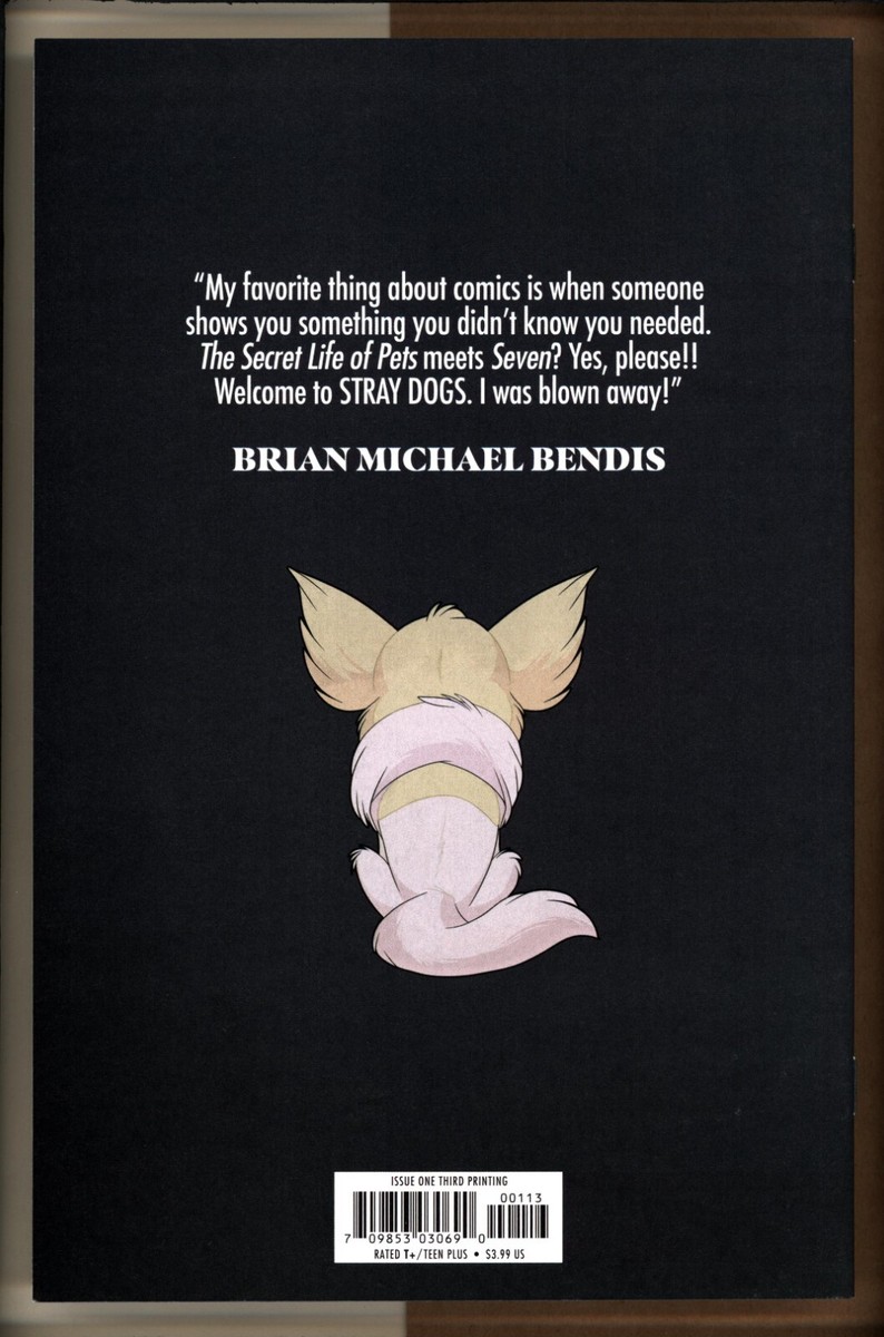 Stray Dogs #1, NM, 3rd Printing, Scream Homage Variant, Image