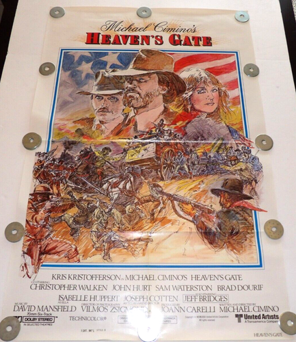 Heaven's Gate 1981 Original One-sheet Movie Poster Kris Kristofferson Drama West