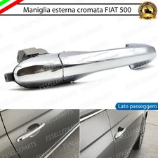 MANIGLIA ESTERNA PER FIAT ABARTH 500 500 C 595 695 LATO PASSEGGERO CROMATA