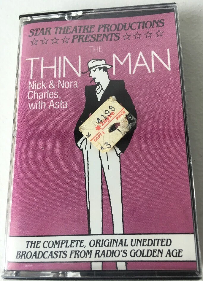 NEW Cassette Star Theater The THIN MAN Nick & Nora Charles Asta 1944 Unedited - Image 3 of 3