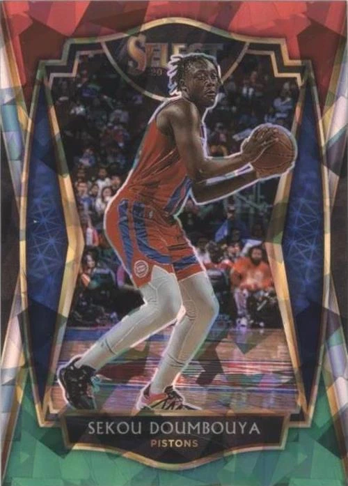 Red White Green Cracked Ice Prizm