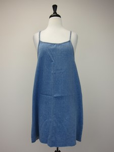 low back denim dress