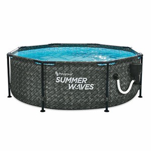 Summer Waves Active 8ft x 30in Above Ground Frame Swimming Pool Set with Pump - Click1Get2 Half Price