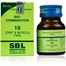 SBL Homeopathic Bio Combination 19 Joint and Muscle Pain Tablet- FS