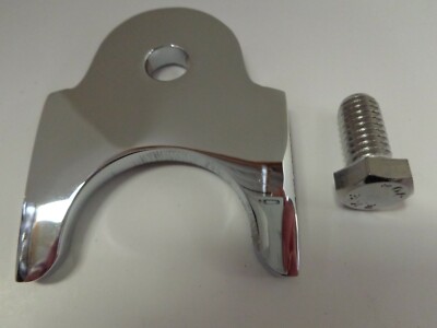 Pontiac Chrome Steel Distributor Clamp Hold Down V8 301 326 350 389 403 455 GTO