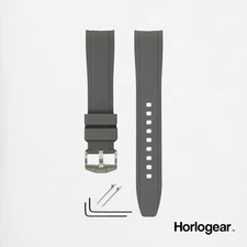 GRAY Rubber Watch Strap Band for Blancpain X Swatch (Scuba Fifty Fathoms) 22mm