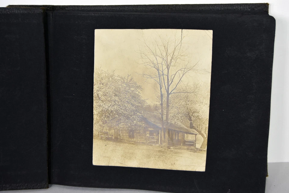 Álbum de fotos antiguo PA Conneaut Lake Pennsylvania enfermera mascotas caballos mujeres Foto 3 de 4