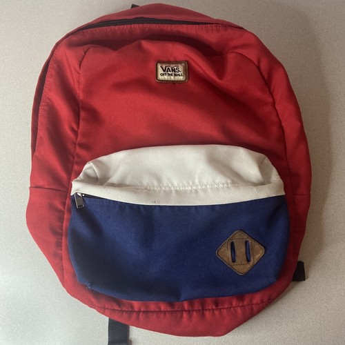Vans Off The Wall Backpack Red, White 