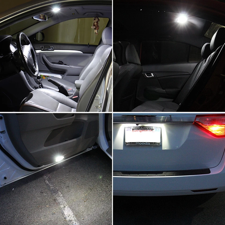 Комбинированный комплект светодиодных ламп для номерного знака двери багажника грузового автомобиля Honda 56 шт. - Изображение 4 из 4