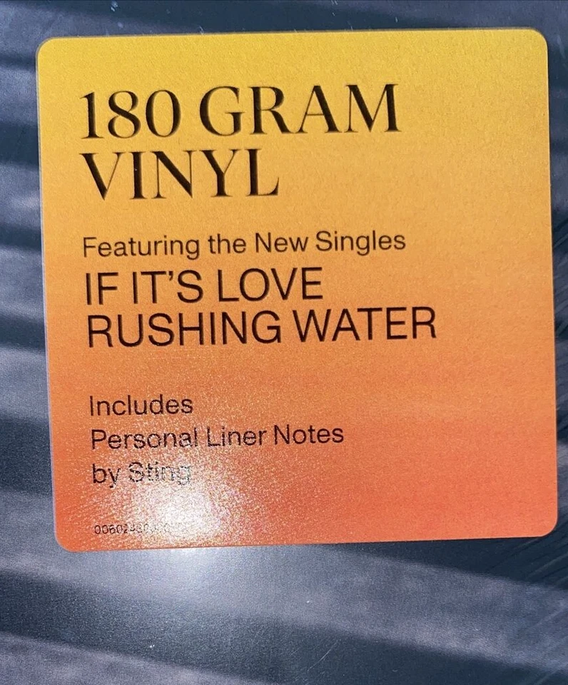 STING THE BRIDGE VINYL LP IMPORT 180 GRAM NEW SEALED MINT - Image 3 of 3