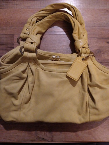 Coach Handbag/Purse L0893-13437 ( Yellow/Brass ) - Gem 