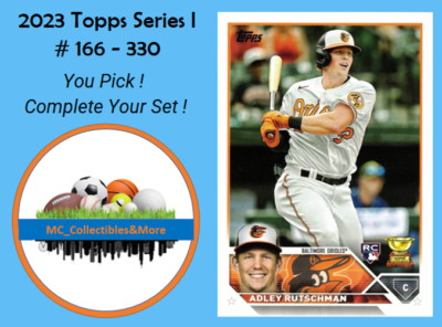 2023 Topps Series 1 - You Pick & Complete Your Set #166-330 **Buy 5, Get 2 Free