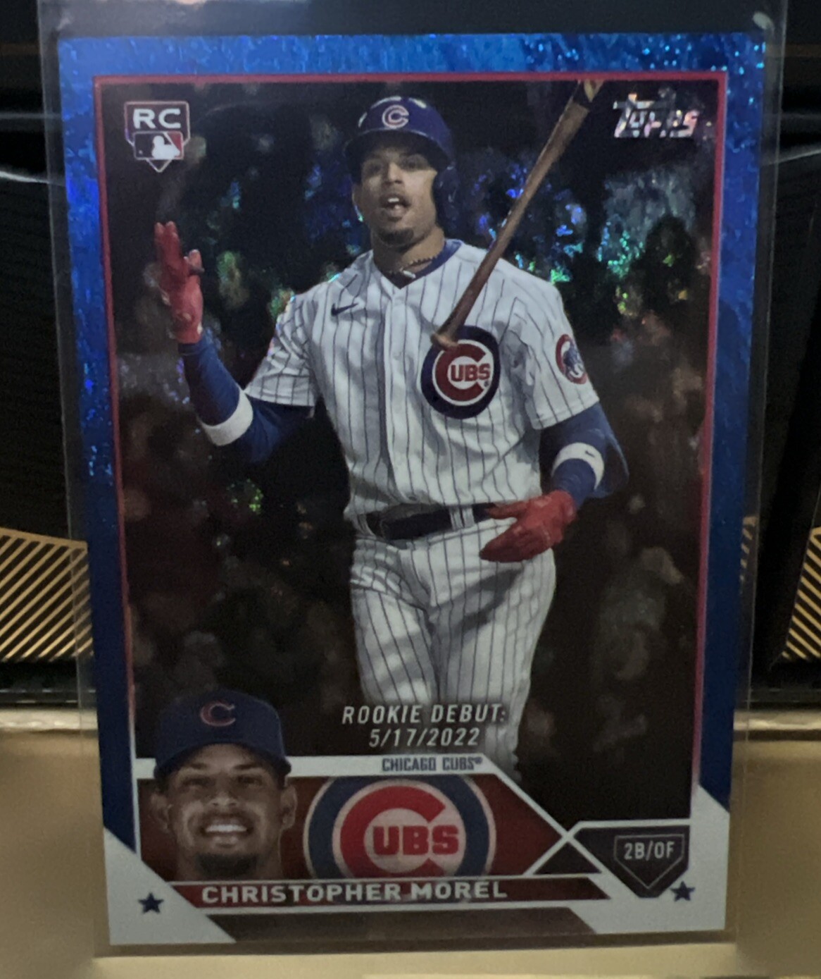 2023 Topps Update Series - Rookie Debut Blue #US163 Christopher Morel /999 (RC)