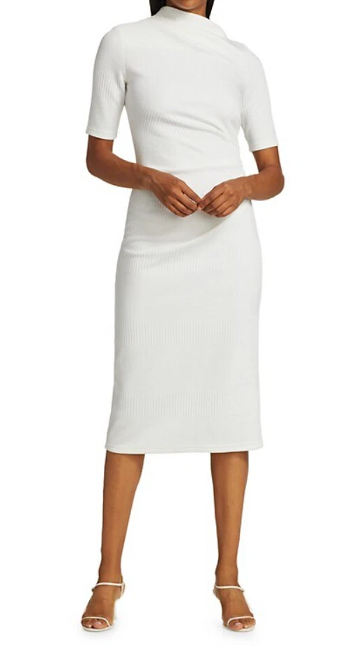 TORY BURCH Abito tubino Acler Parkfield avorio nuovo con etichette US8 AU12