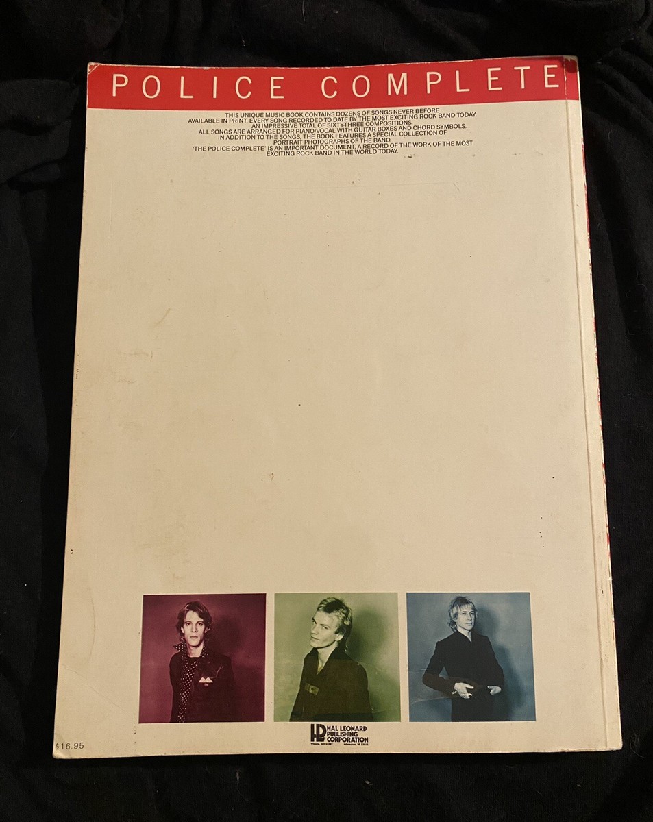 Police Complete 楽譜　63曲 Police Complete Music Sheet Book 63 Compositions Piano