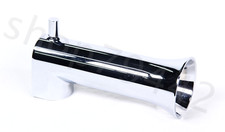 MOEN BATH Tub Spout Plumbing with Diverter 6" Wall Mount NEW Gloss Chrome Finish