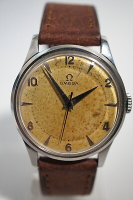 OMEGA STAHL, KALIBER 283, guter Zustand, FUNKTIONIERT EINWANDFREI, 1951