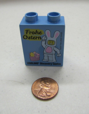 New! Lego Duplo Legoland Easter Rabbit Printed Specialty Block Discovery Centre