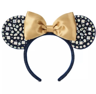 Disney Parks Peter Pan 50th Anniversary Minnie Mouse‎ Ears Headband Blue Gold Amazon.com: CLGIFT HAIRBAND Peter Pan Flight Minnie Ears, 1  main image 3