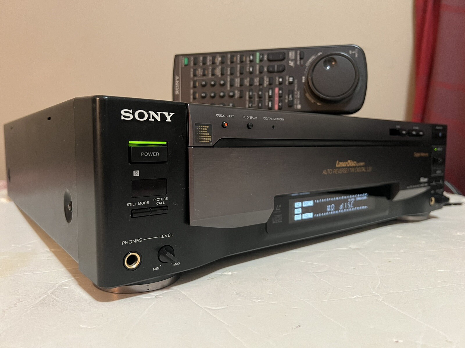 SONY Laserdisc Player MDP800. With Remote 💥FOR PARTS ONLY💥 eBay