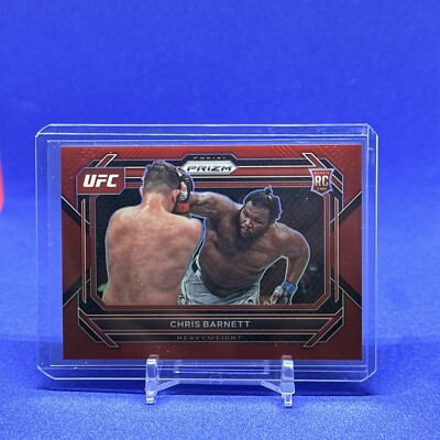 2023 Panini Prizm UFC Red Parallel #199/199 Chris Barnett - Heavyweight