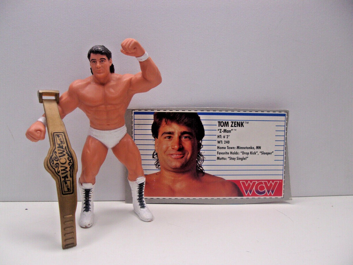 WWF WCW Galoob Tom Zenk w/ Belt!! Hasbro Titan Sports | eBay