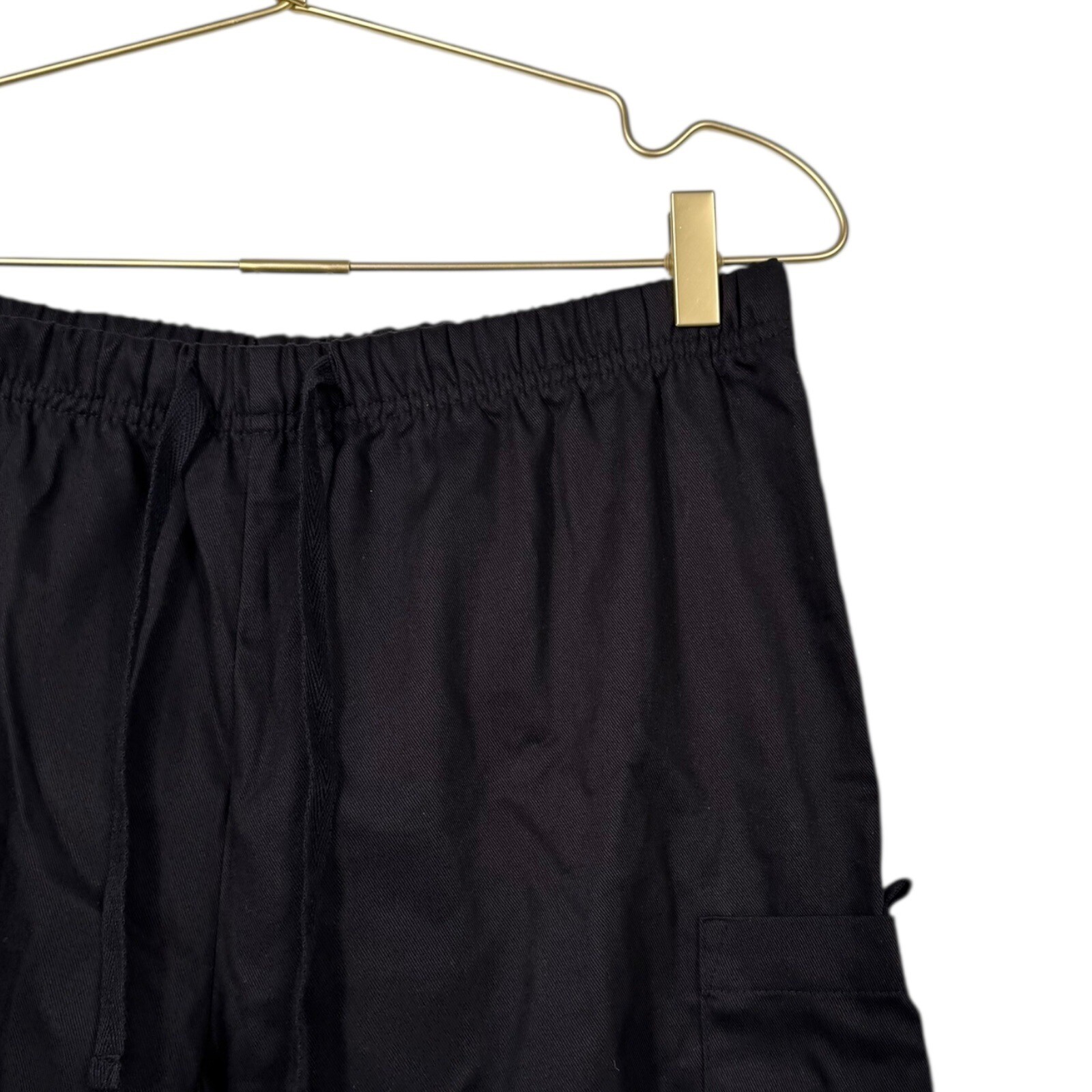 Basic Editions Cropped Cargo Pants Drawstring Wai… - image 2