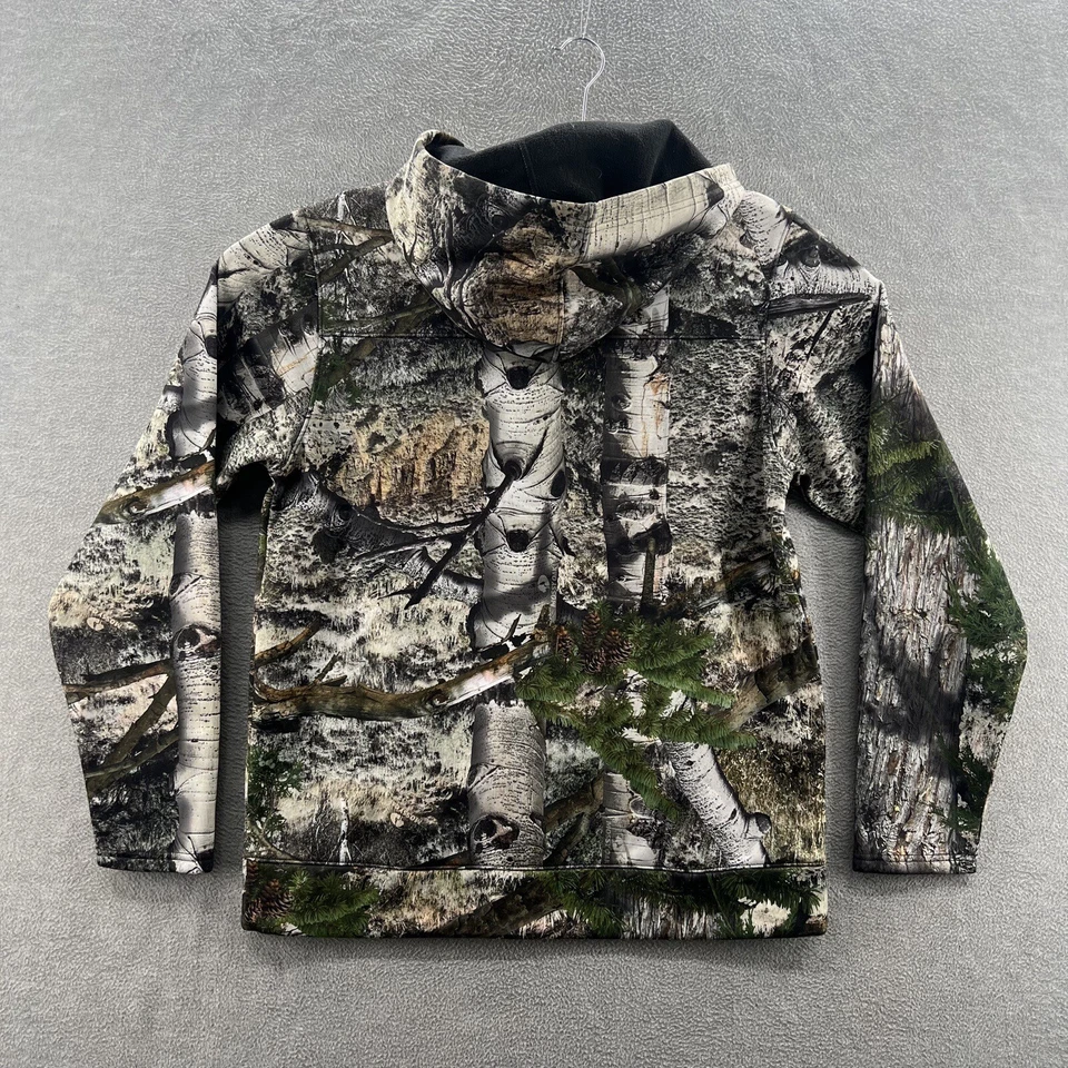mossy oak mens size L camo hooded pullover hoodie sweater drawstring - Image 3 of 4