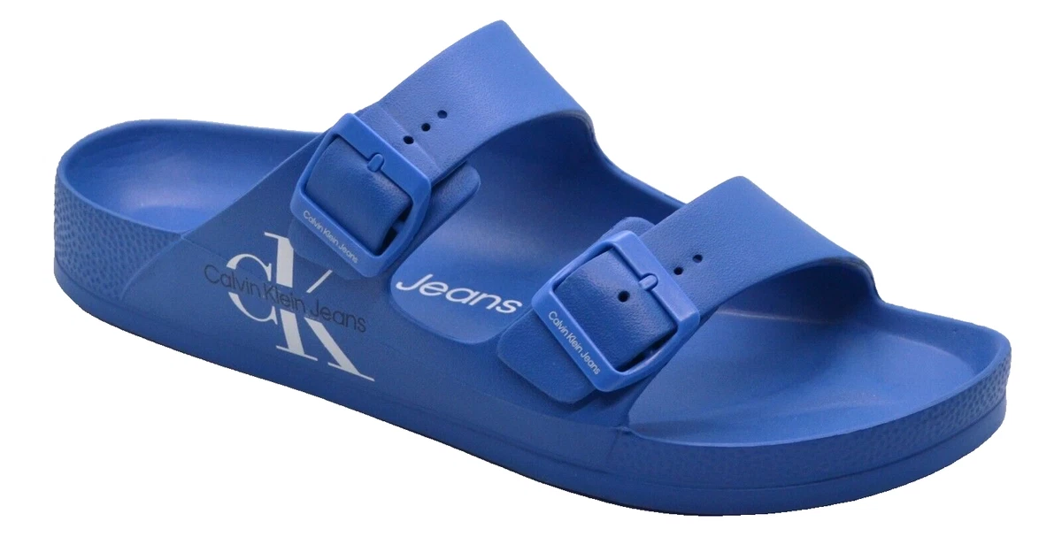 Calvin Klein Mens Zion Sandal Palace Blue Size: 12 NIB Amazon.com | Calvin Klein Zion Black 7 M | Sandals main image 3