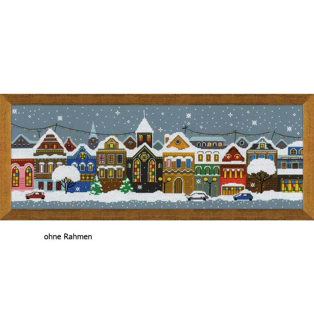 Riolis counted cross stitch Kit Christmas City, DIY