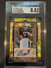 2022 Panini Legacy - Legacy Patch Autographs Tim Brown #LPA-TB Yellow Diamond /8