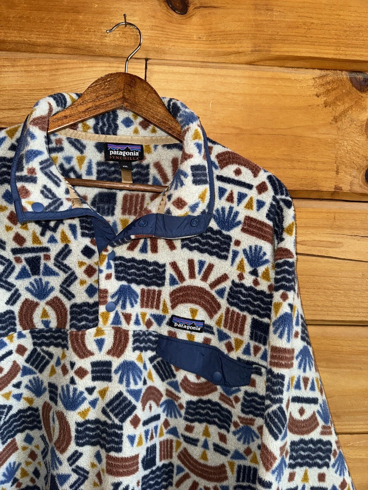 patagonia protected peaks snap t fleece synchilla rare sweater